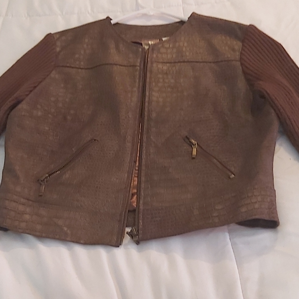 Leather jacket